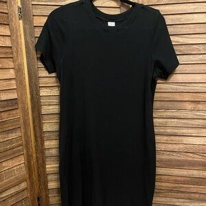 Melrose and Market Black Ribbed Top